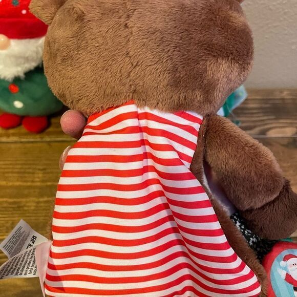 Rudolph My First Rudolph TY Christmas Gnome Squishmallow Candy Cane Plush - Picture 12 of 15